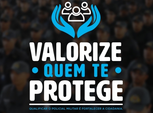 ASSPMBMRN participa de campanha para valorização do policial e bombeiro militar