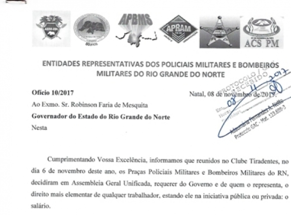 Associações protocolam ofício ao governador do Estado