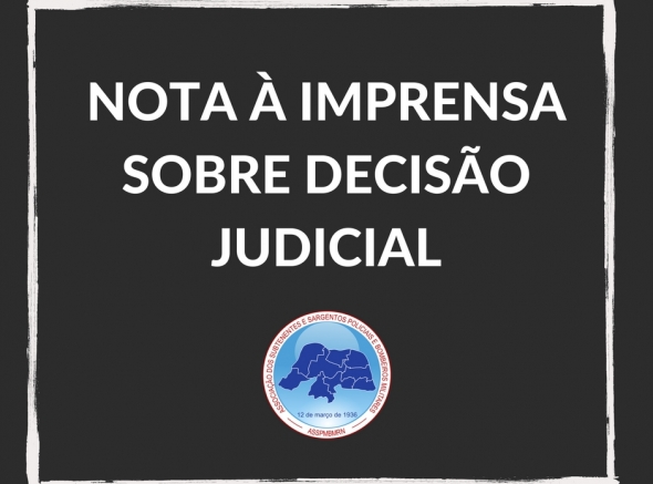 Nota sobre decisão judicial